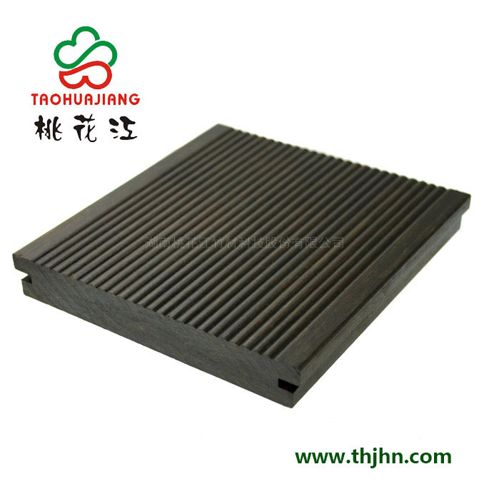 高炭防腐戶(hù)外重竹地板 細(xì)波紋 深炭色